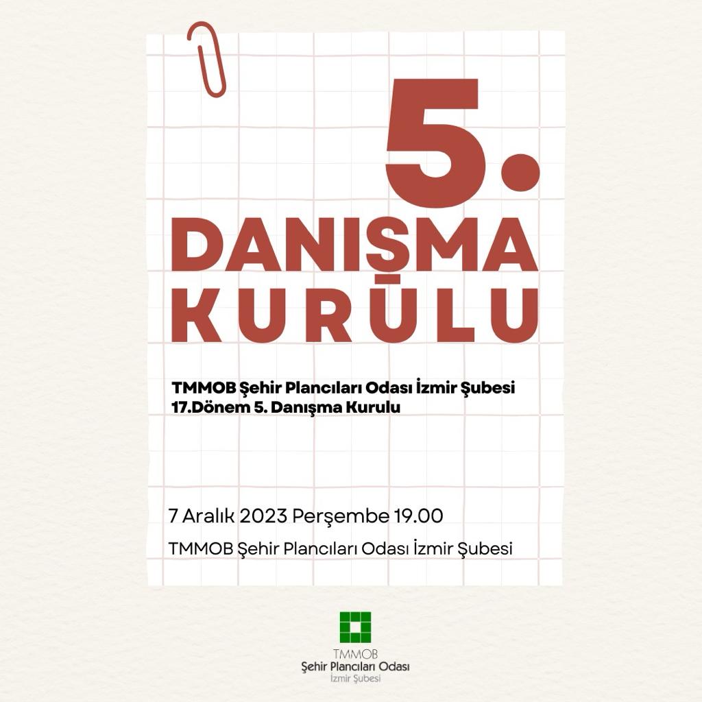 5. DANIŞMA KURULU TOPLANTISI 