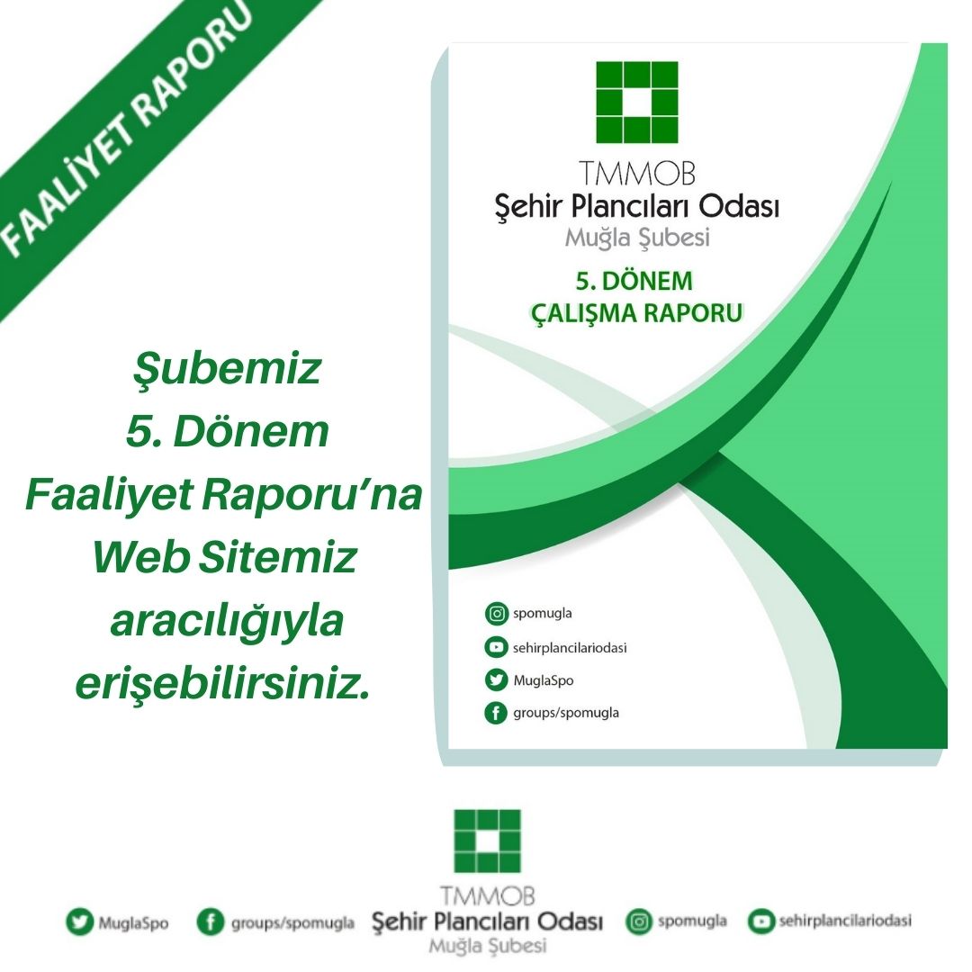 ŞUBEMİZ 5. DÖNEM FAALİYET RAPORU