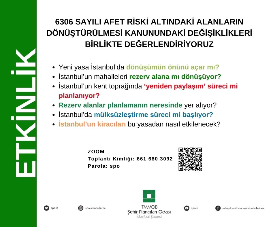 6306 SAYILI AFET RİSKİ ALTINDAKİ ALANLARIN DÖNÜŞTÜRÜLMESİ KANUNUNDAKİ DEĞİŞİKLİKLERİ BİRLİKTE DEĞERLENDİRİYORUZ