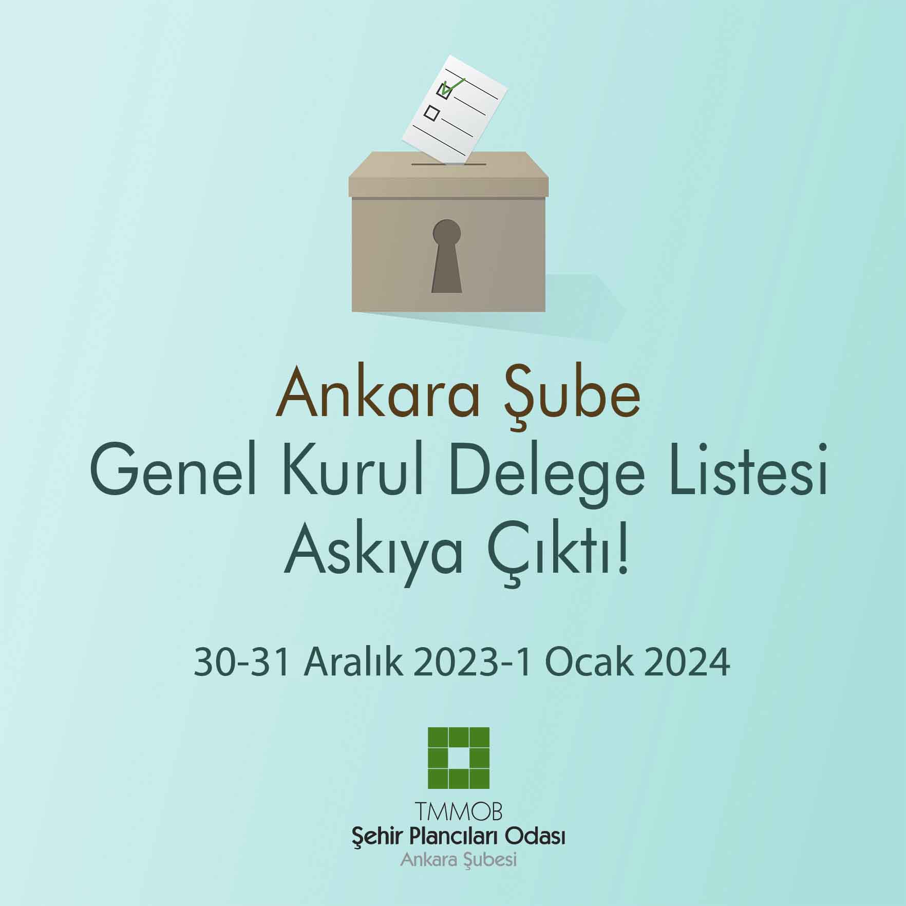 GENEL KURUL ÜYE LİSTESİ İLANI