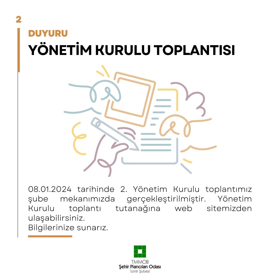 ŞUBEMİZ 18. DÖNEM YÖNETİM KURULU TOPLANDI