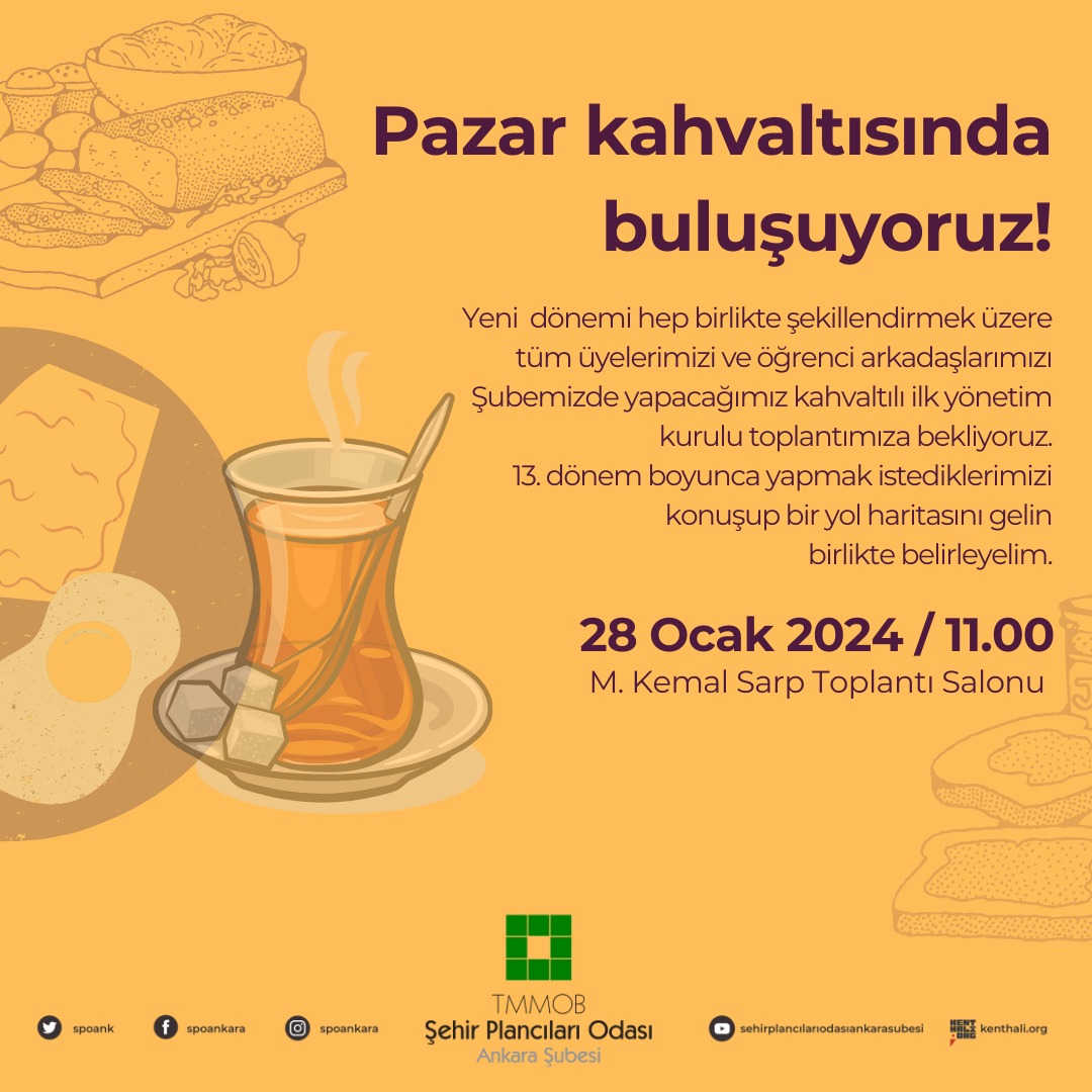 PAZAR KAHVALTISINDA BULUŞUYORUZ
