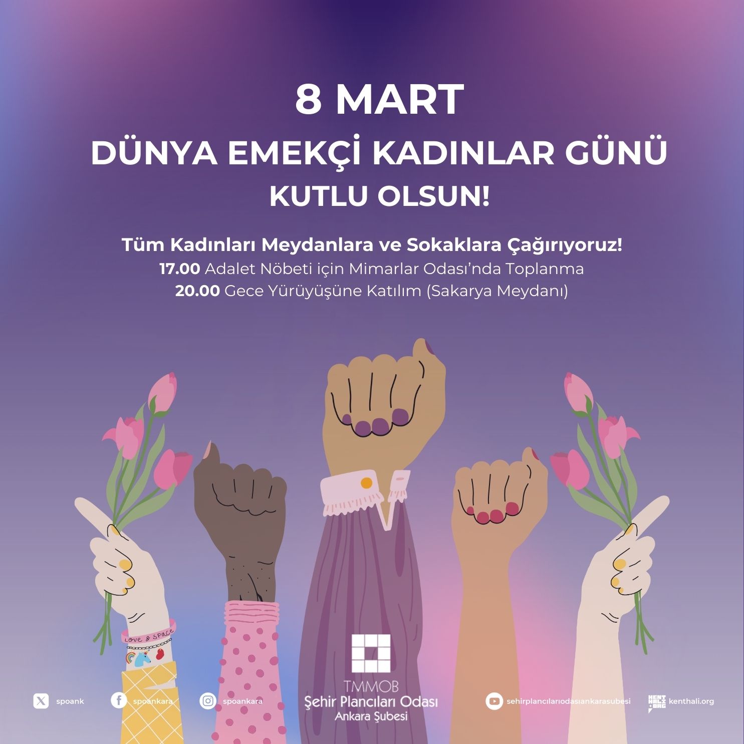 GECELER, SOKAKLAR, MEYDANLAR VE ŞEHİRLER BİZİM!