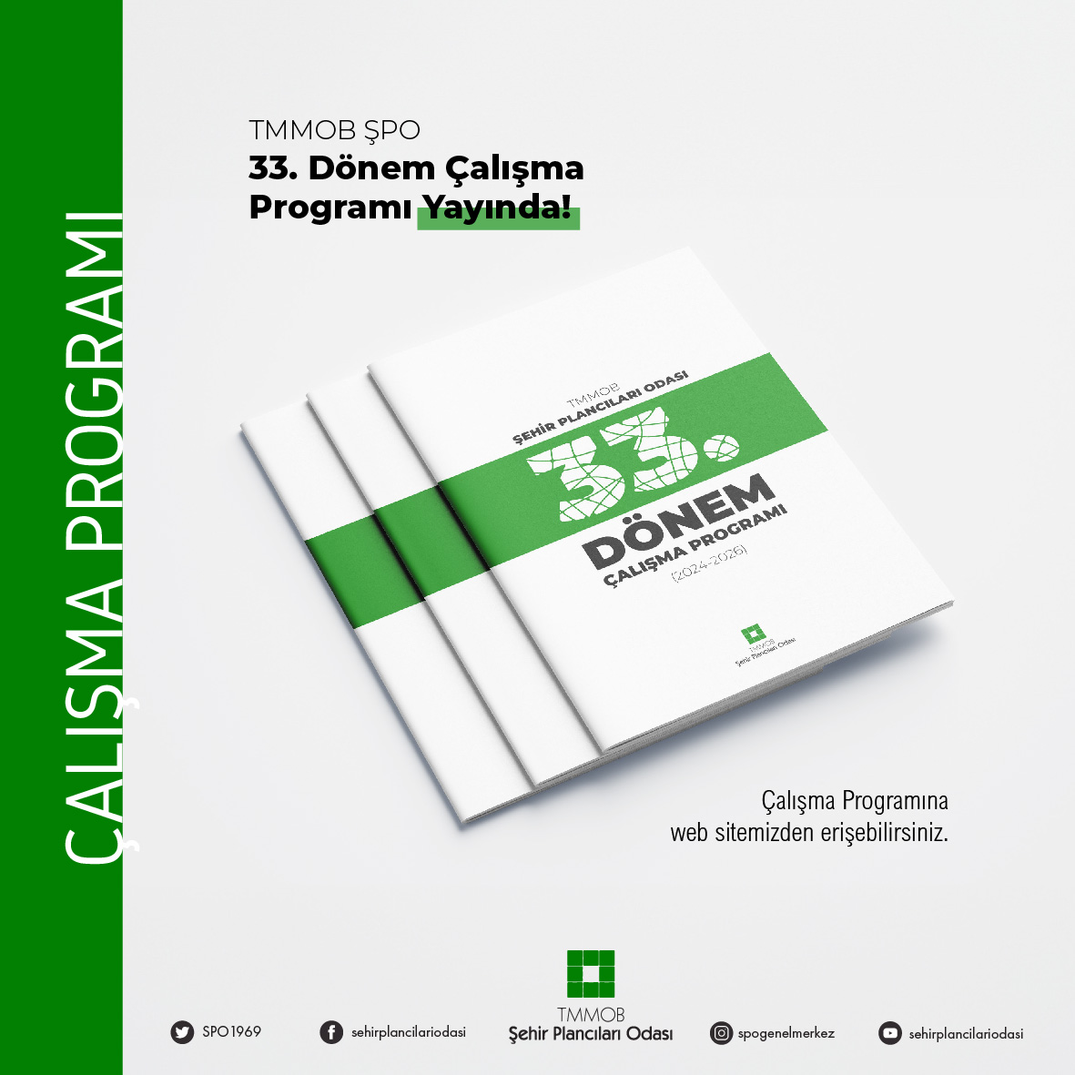 33. DÖNEM ÇALIŞMA PROGRAMI YAYINDA!