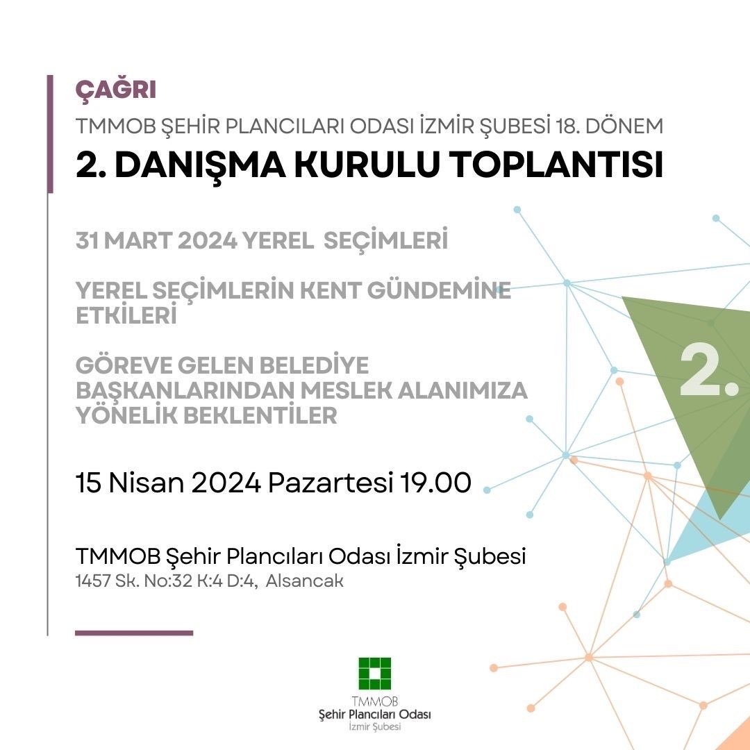ÇAĞRI: 18. DÖNEM 2. DANIŞMA KURULU TOPLANTISI