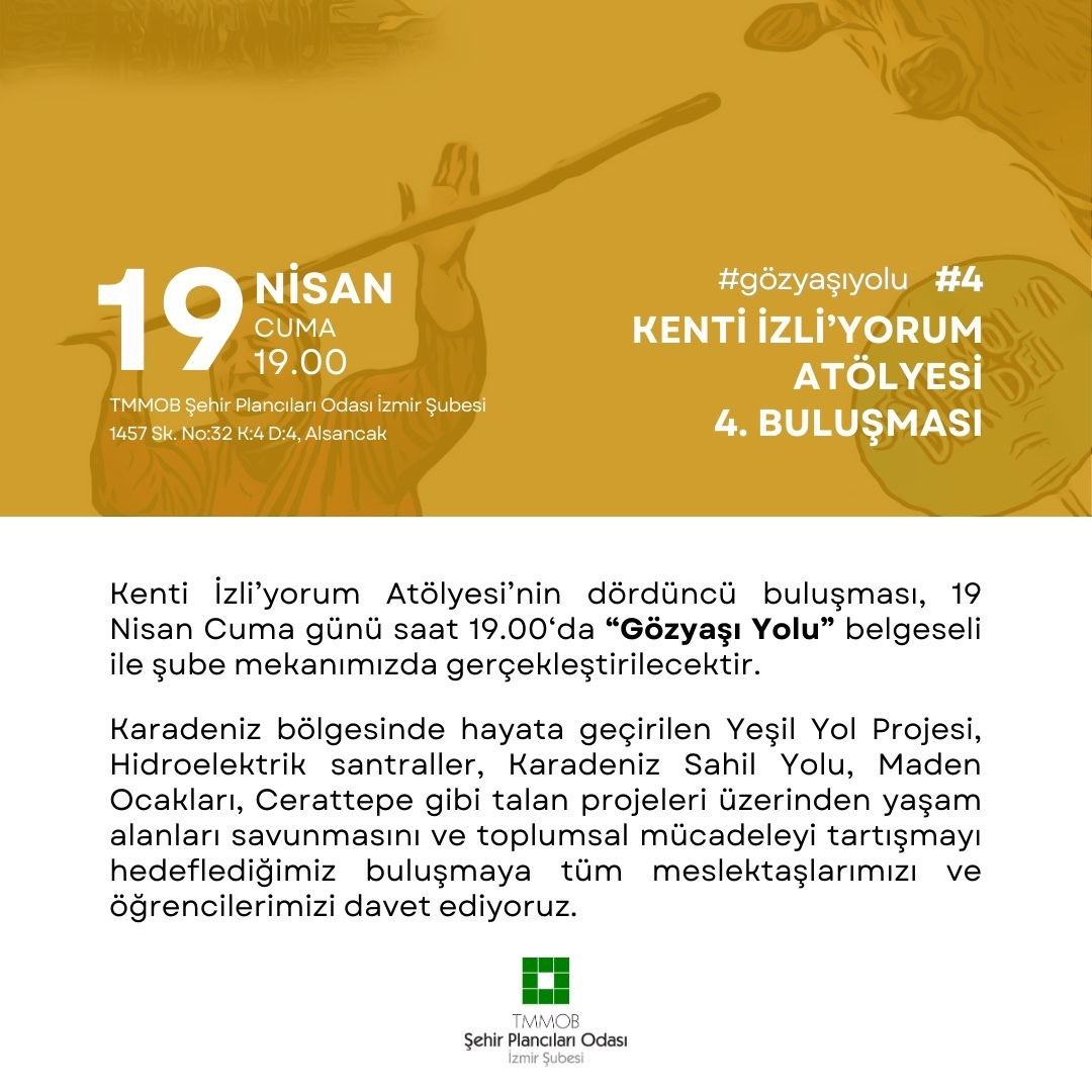 DUYURU: 15 NİSAN - 21 NİSAN ETKİNLİK TAKVİMİ