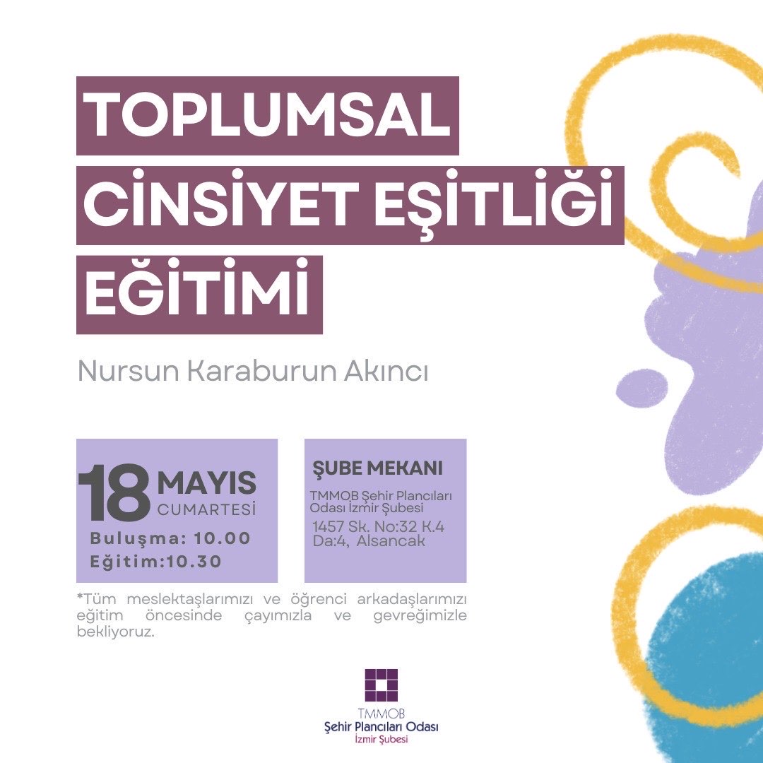 TOPLUMSAL CİNSİYET EŞİTLİĞİ EĞİTİMİ