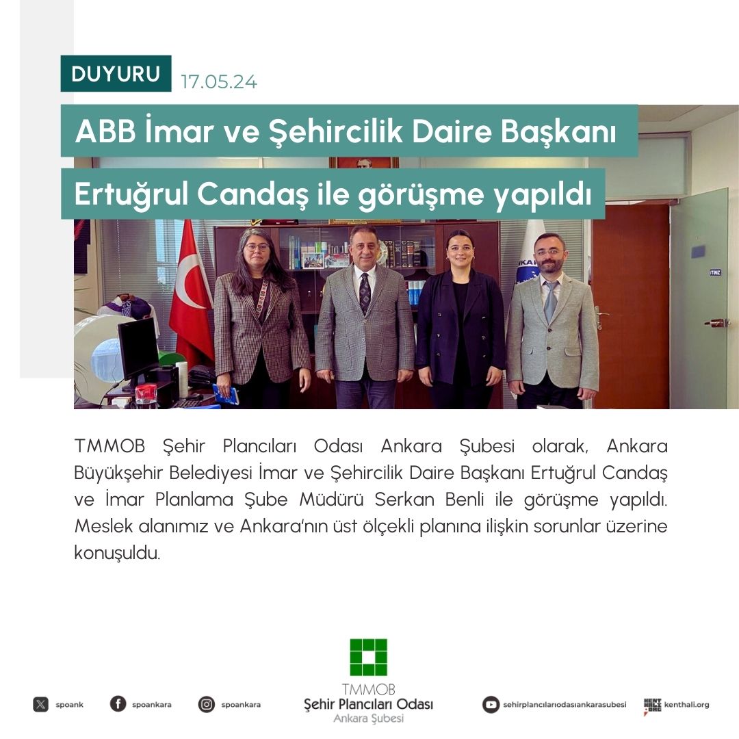 KURUM GÖRÜŞMELERİ YAPILDI