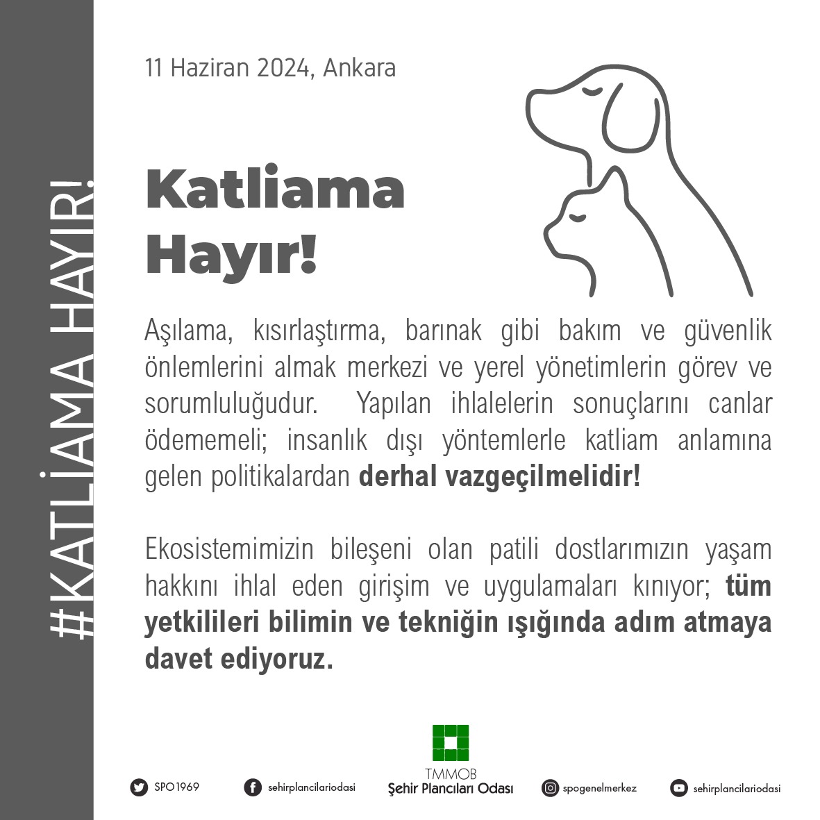 KATLİAMA HAYIR!