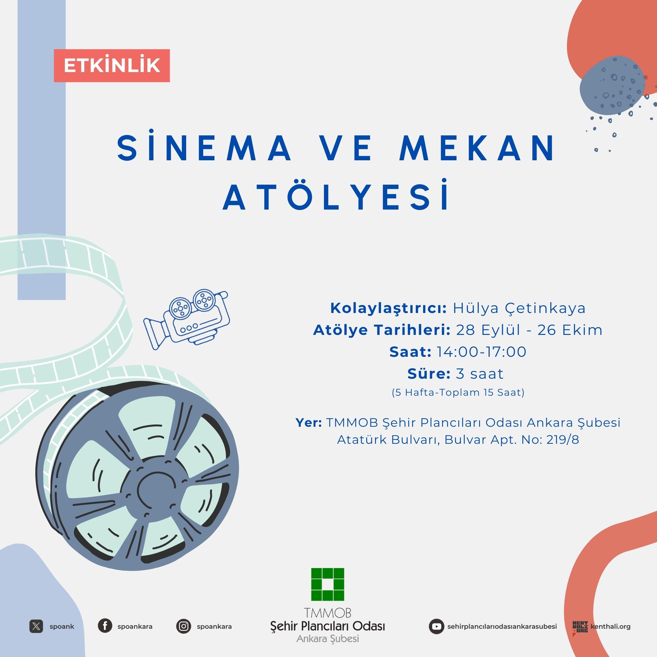 SİNEMA VE MEKAN ATÖLYESİ 