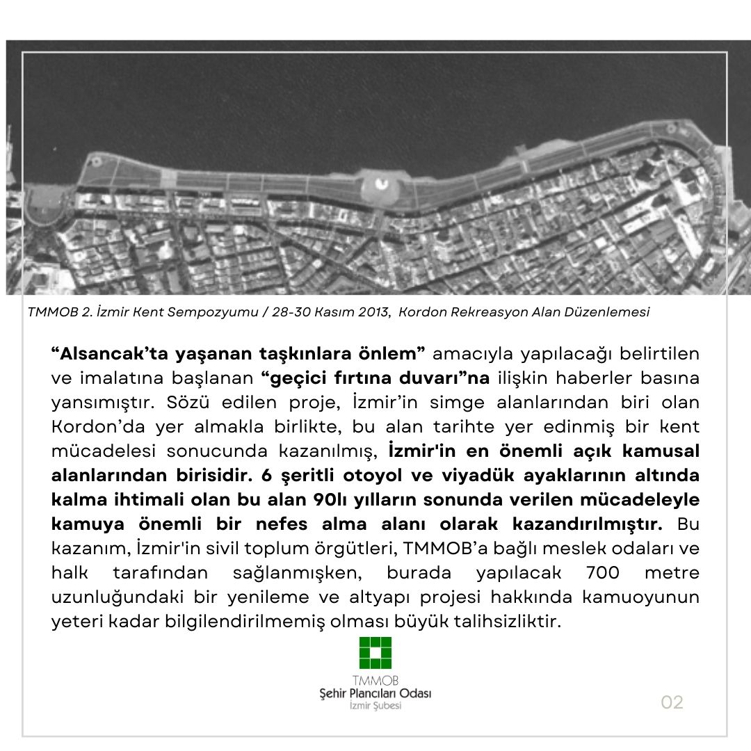 "FIRTINA" KAMUSAL ALANA "BARİYER" OLMAMALIDIR!