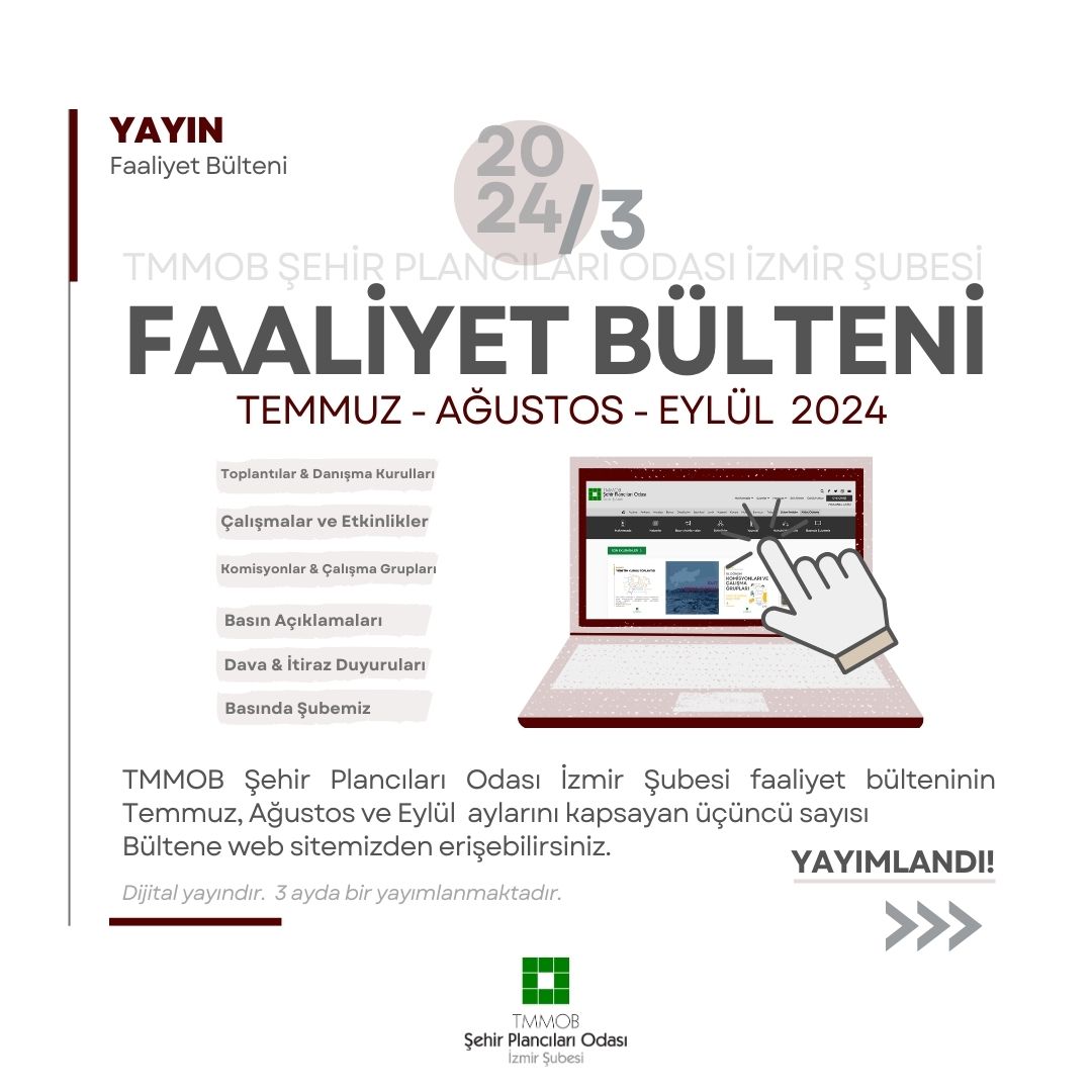 FAALİYET BÜLTENİ YAYIMLANDI!