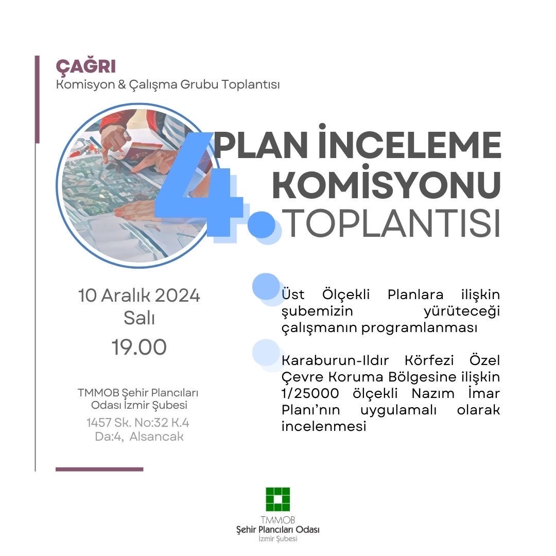 PLAN İNCELEME KOMİSYONU TOPLANTISI | 4 