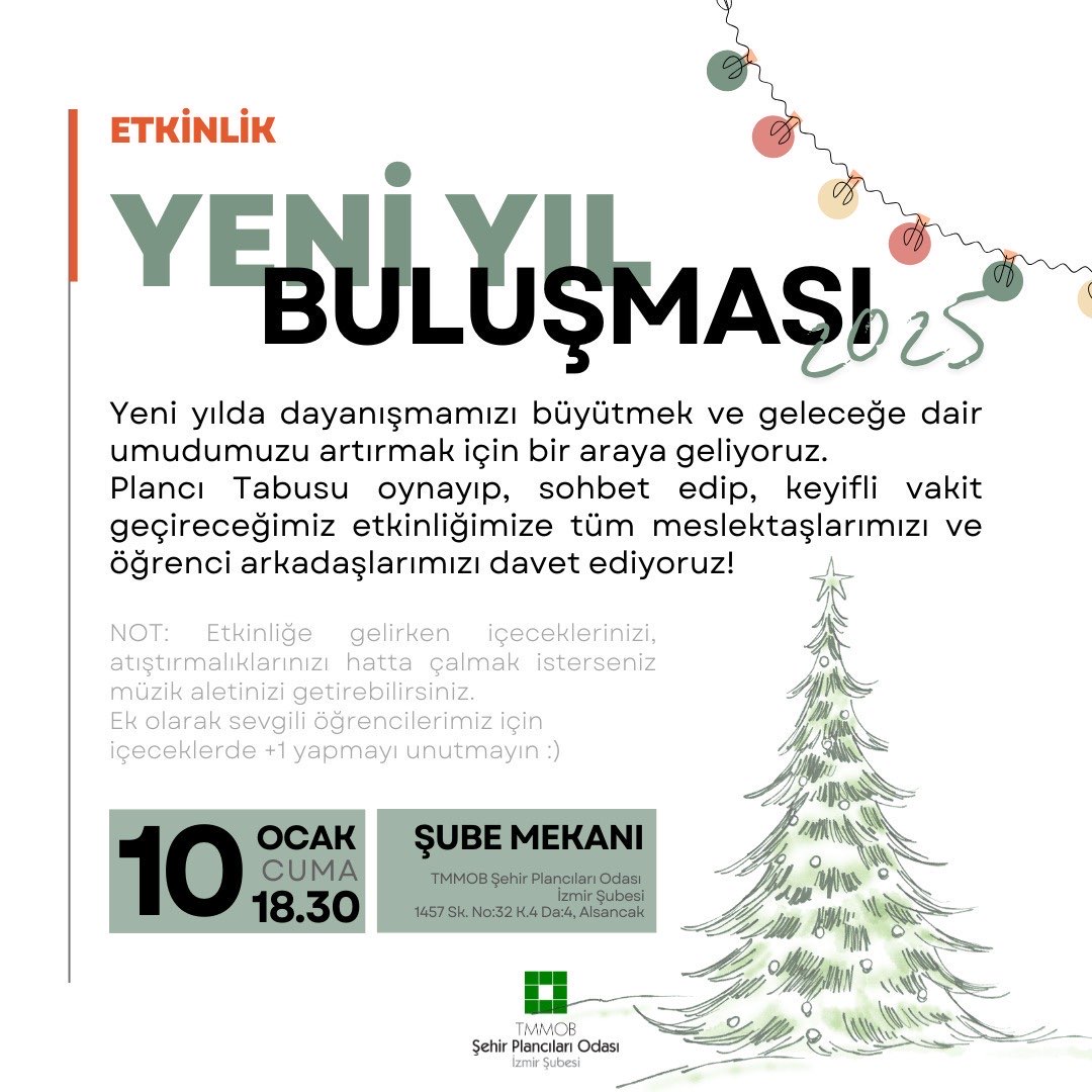 MUTLU YILLAR
YENİ YIL BULUŞMASI 