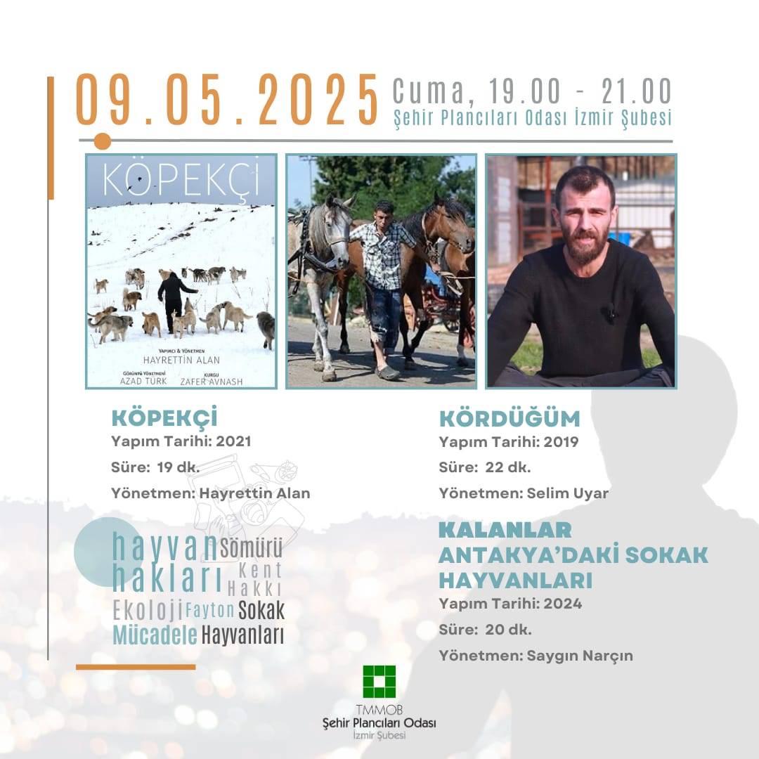 "KENTİ İZLİYORUM ATÖLYESİ", 9 MAYIS 2025 TARİHİNDE DÖNEMİN ÜÇÜNCÜ GÖSTERİMİ İLE DEVAM EDİYOR!"
