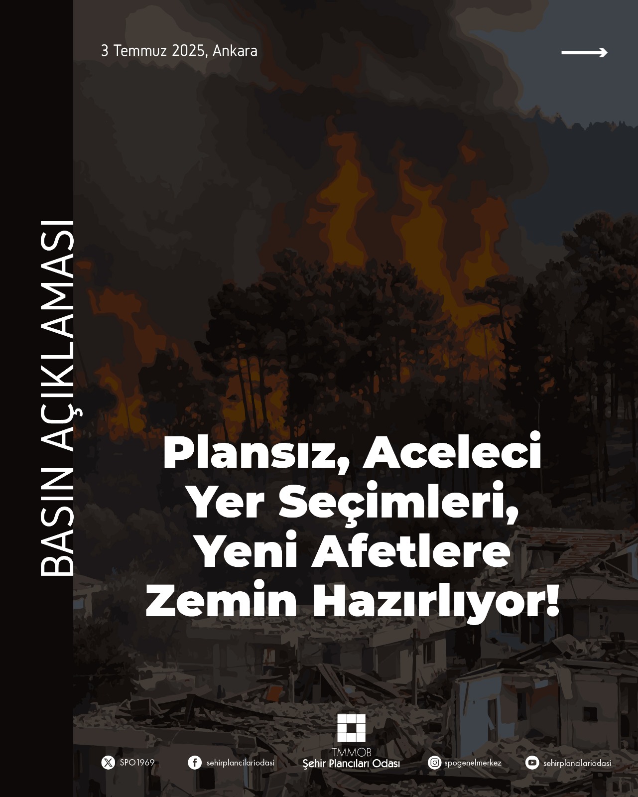 PLANSIZ, ACELECİ YER SEÇİMLERİ, YENİ AFETLERE ZEMİN HAZIRLIYOR! 
