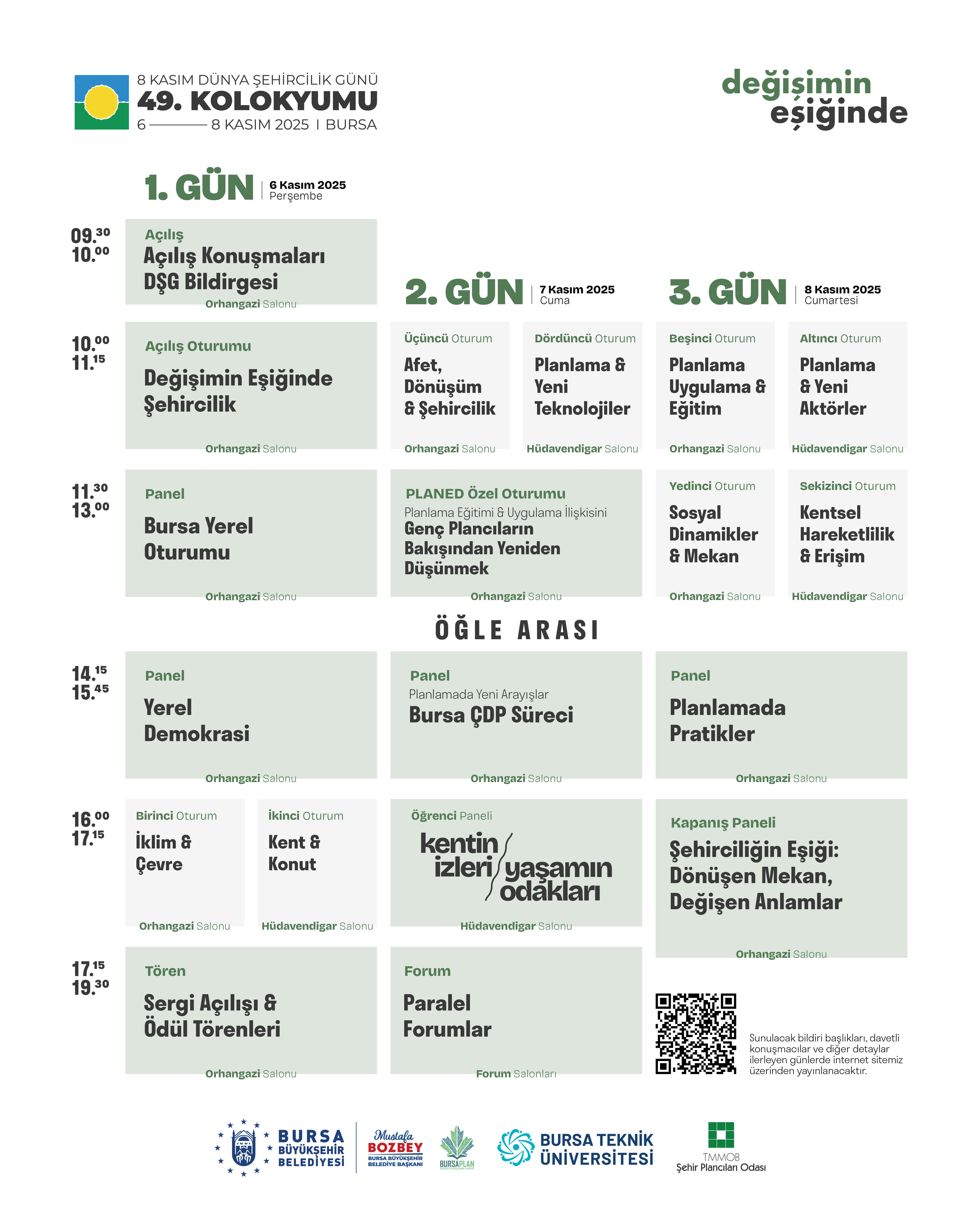 8 KASIM DŞG 49. KOLOKYUMU - PROGRAM VE DİĞER DETAYLAR