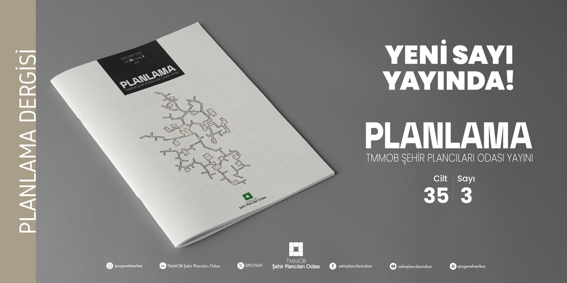 PLANLAMA DERGİSİ YENİ SAYISI YAYINDA! 35|3