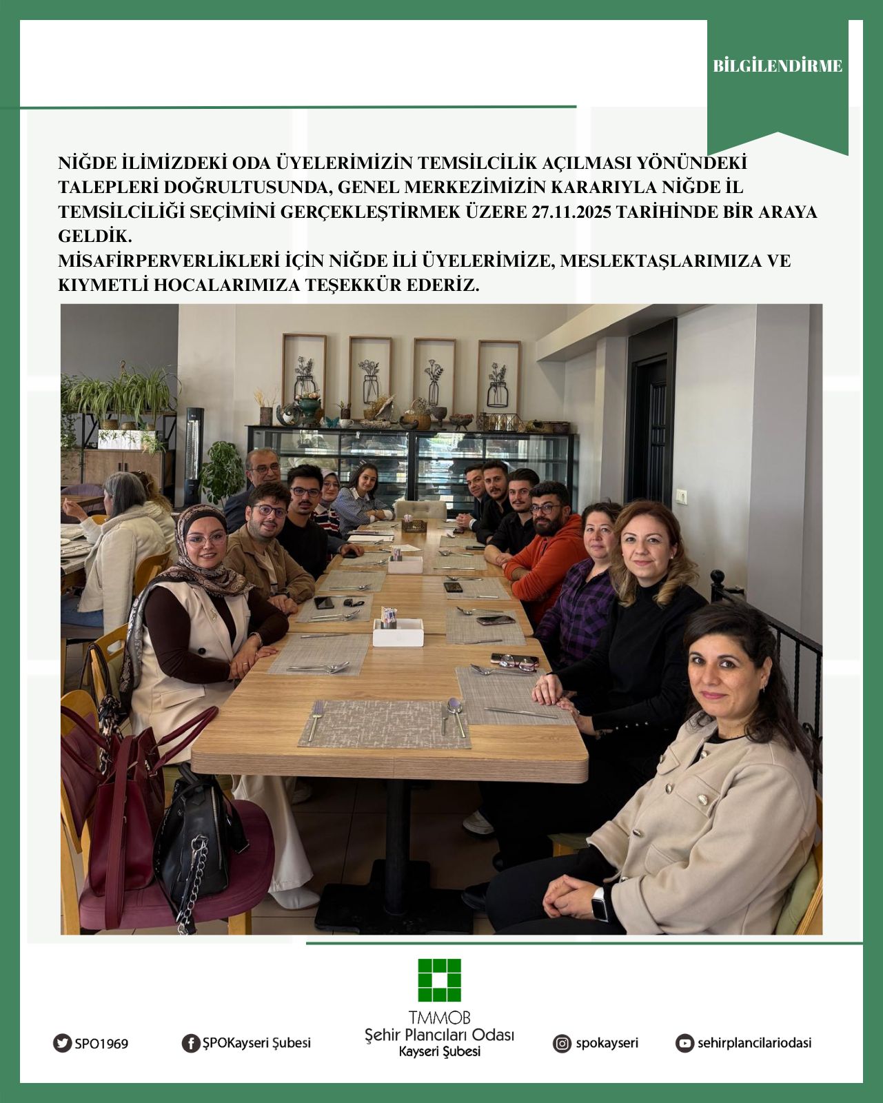 NİĞDE TEMSİLCİLİĞİ