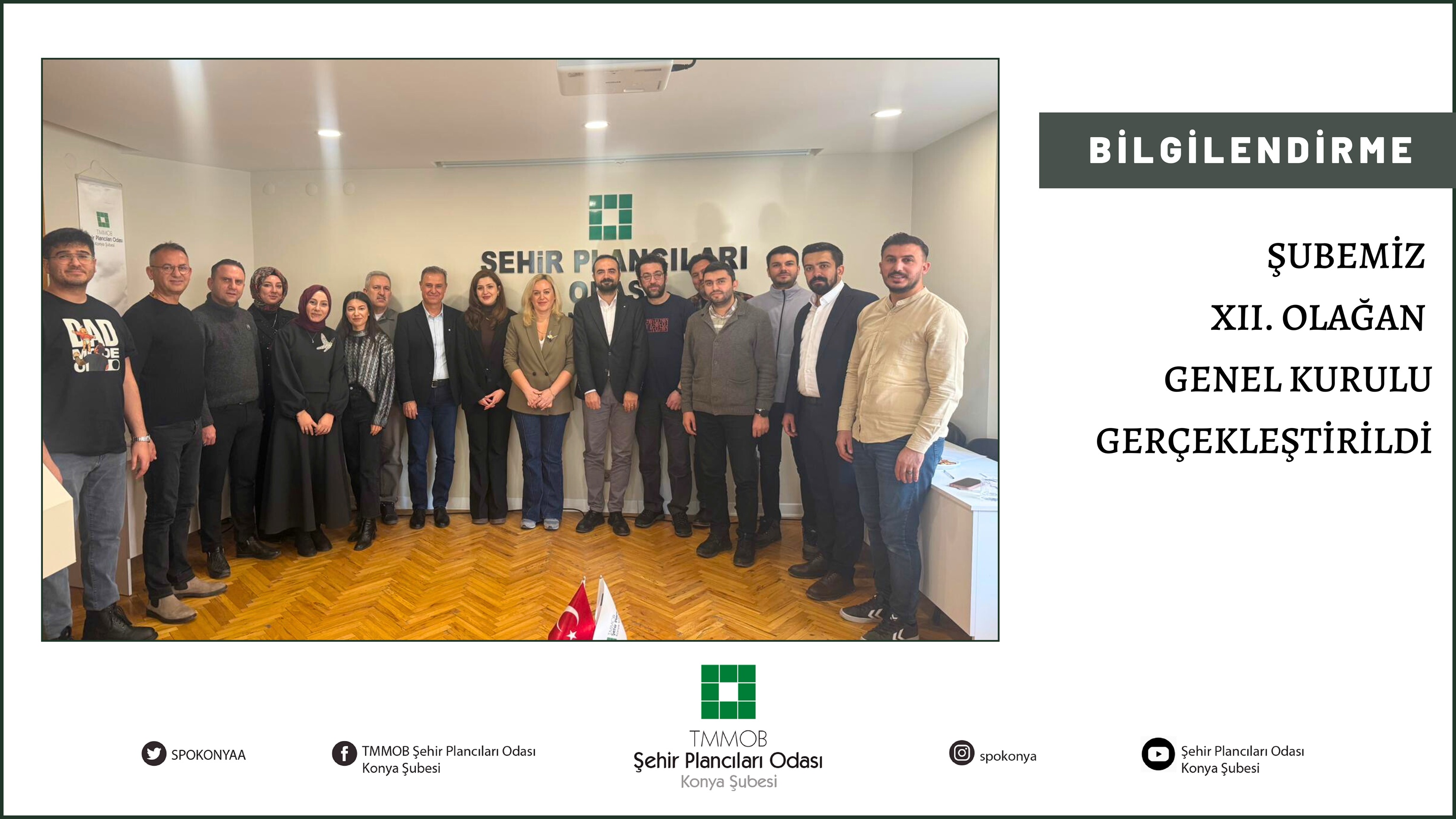 ŞUBEMİZ XII. OLAĞAN GENEL KURULU GERÇEKLEŞTİRİLDİ
