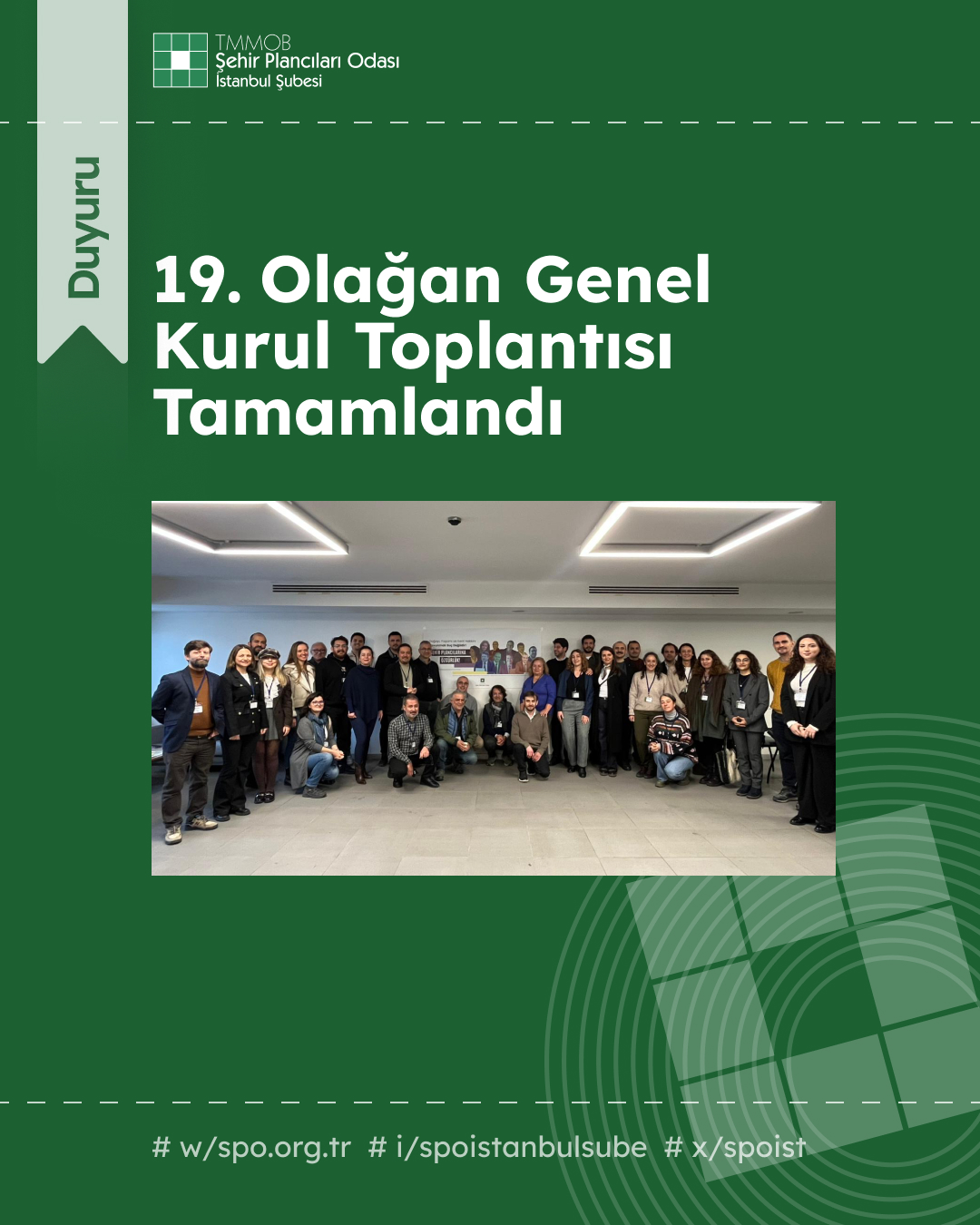 19..OLAĞAN GENEL KURUL TOPLANTISI TAMAMLANDI