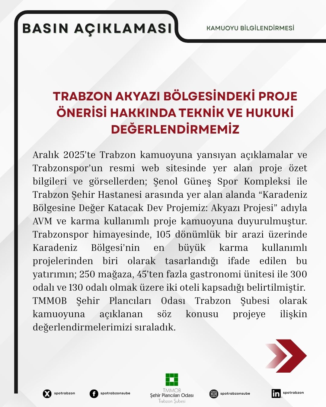 AKYAZI DOLGU ALANIYLA İLGİLİ DEĞERLENDİRME