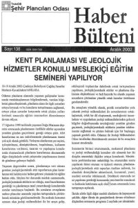 HABER BÜLTENİ 138