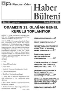 HABER BÜLTENİ 144
