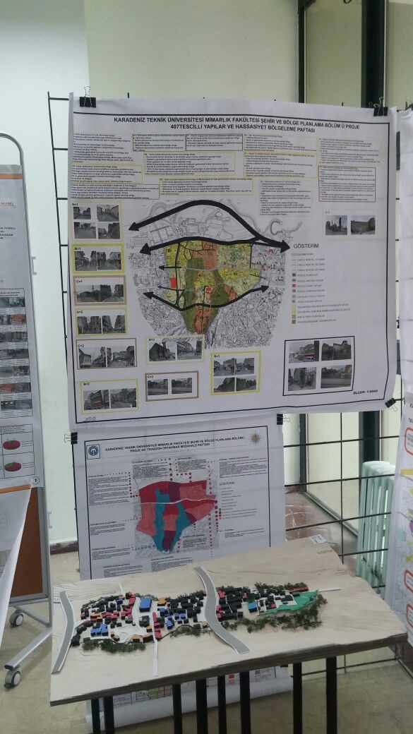 KTÜ ŞEHİR VE BÖLGE PLANLAMA BÖLÜMÜ PROJE SERGİSİNE KATILDIK