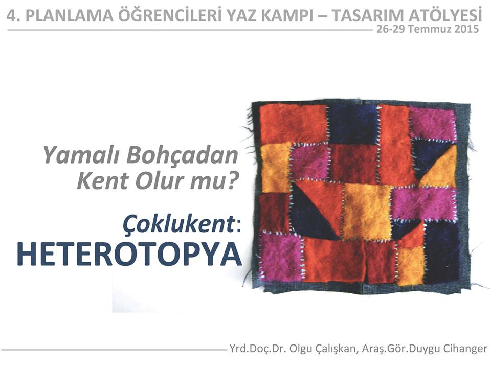 PLANLAMA ÖĞRENCİLERİ 4. YAZ EĞİTİM KAMPI  GÜNLÜĞÜ