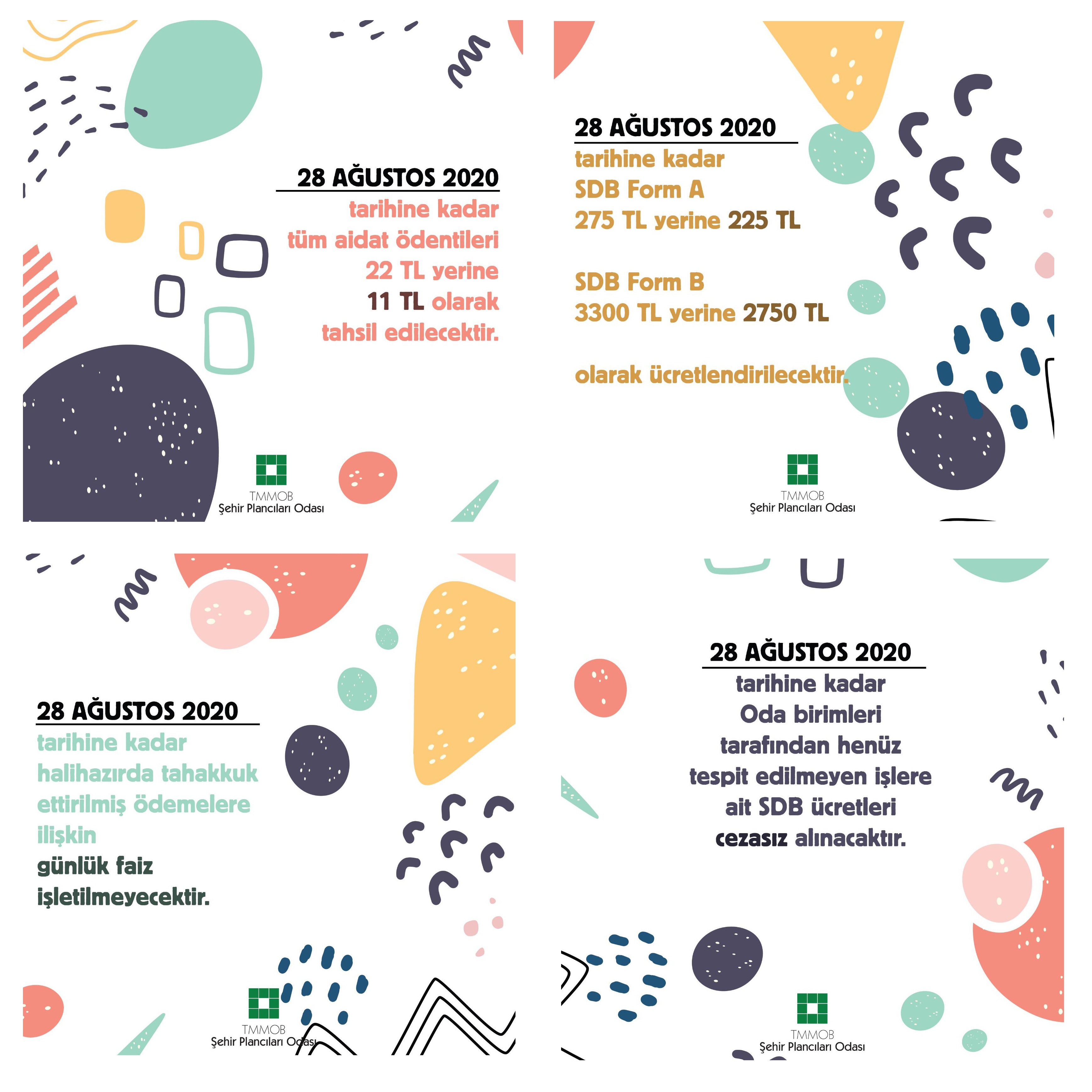 ÜYE AİDATLARI VE SDB ÜCRETLERİ HAKKINDA BİLGİLENDİRME