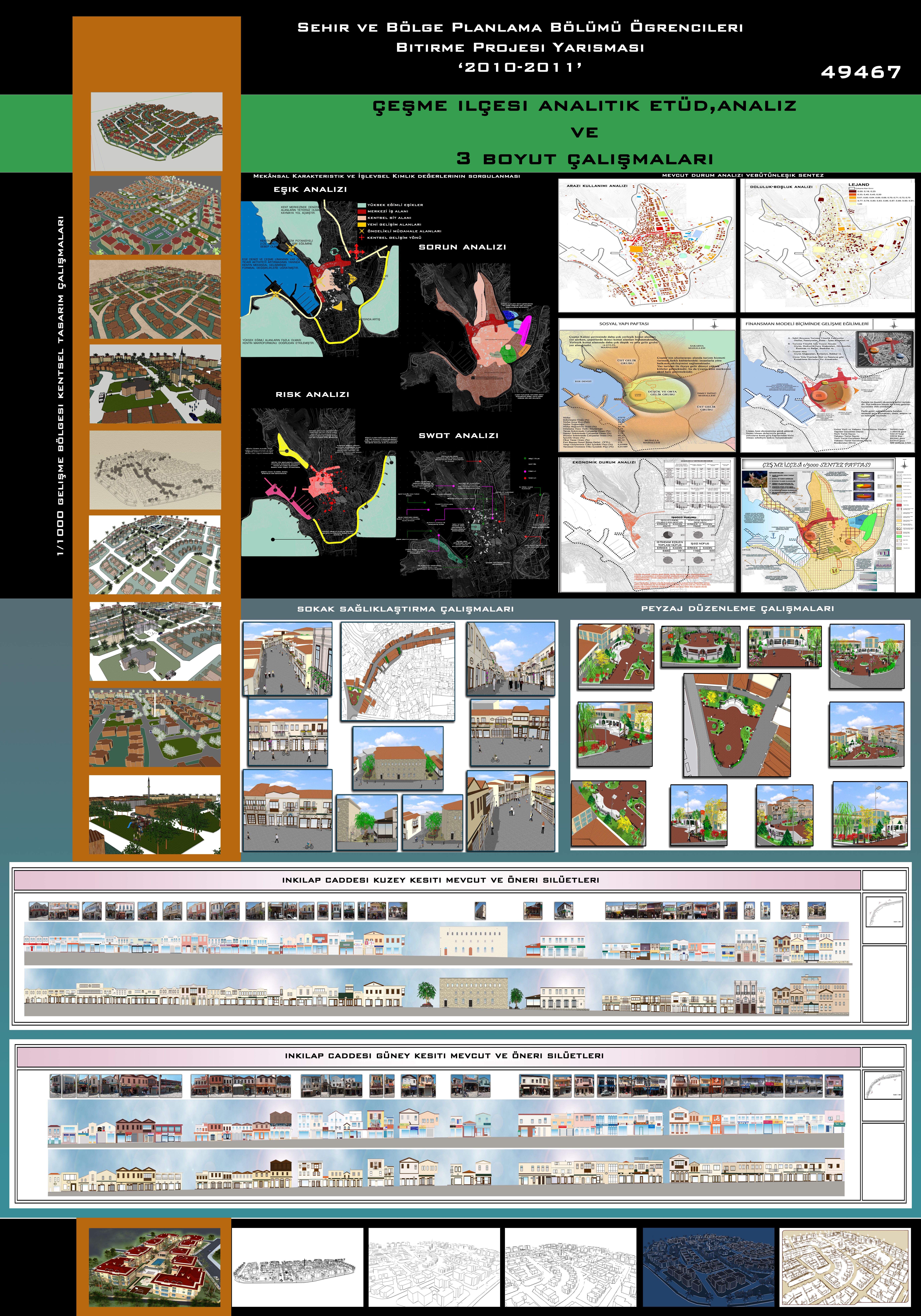 TUPOB ŞEHİR VE BÖLGE PLANLAMA BÖLÜMÜ ÖĞRENCİLERİ BİTİRME PROJESİ YARIŞMASI 2010-2011 SONUÇLANDI 
