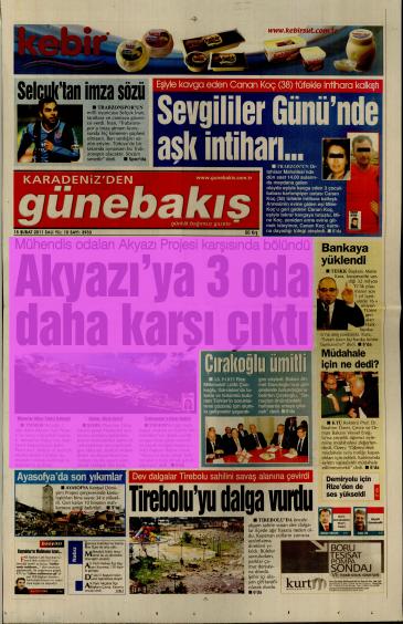 AKYAZI'YA 3 ODA DAHA KARŞI ÇIKTI