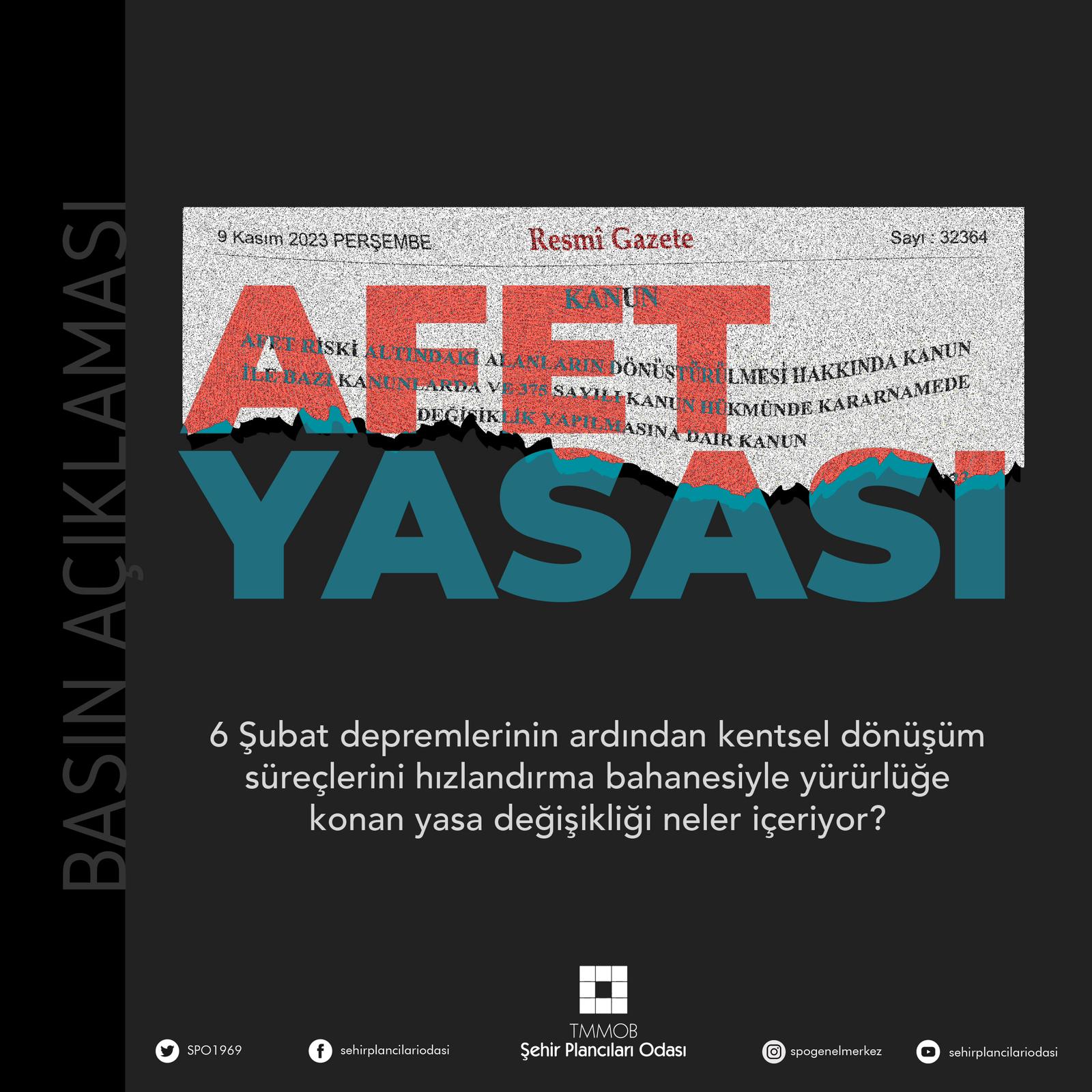 AFET YASASINDAKİ DEĞİŞİKLİKLER NE ANLAMA GELİYOR?