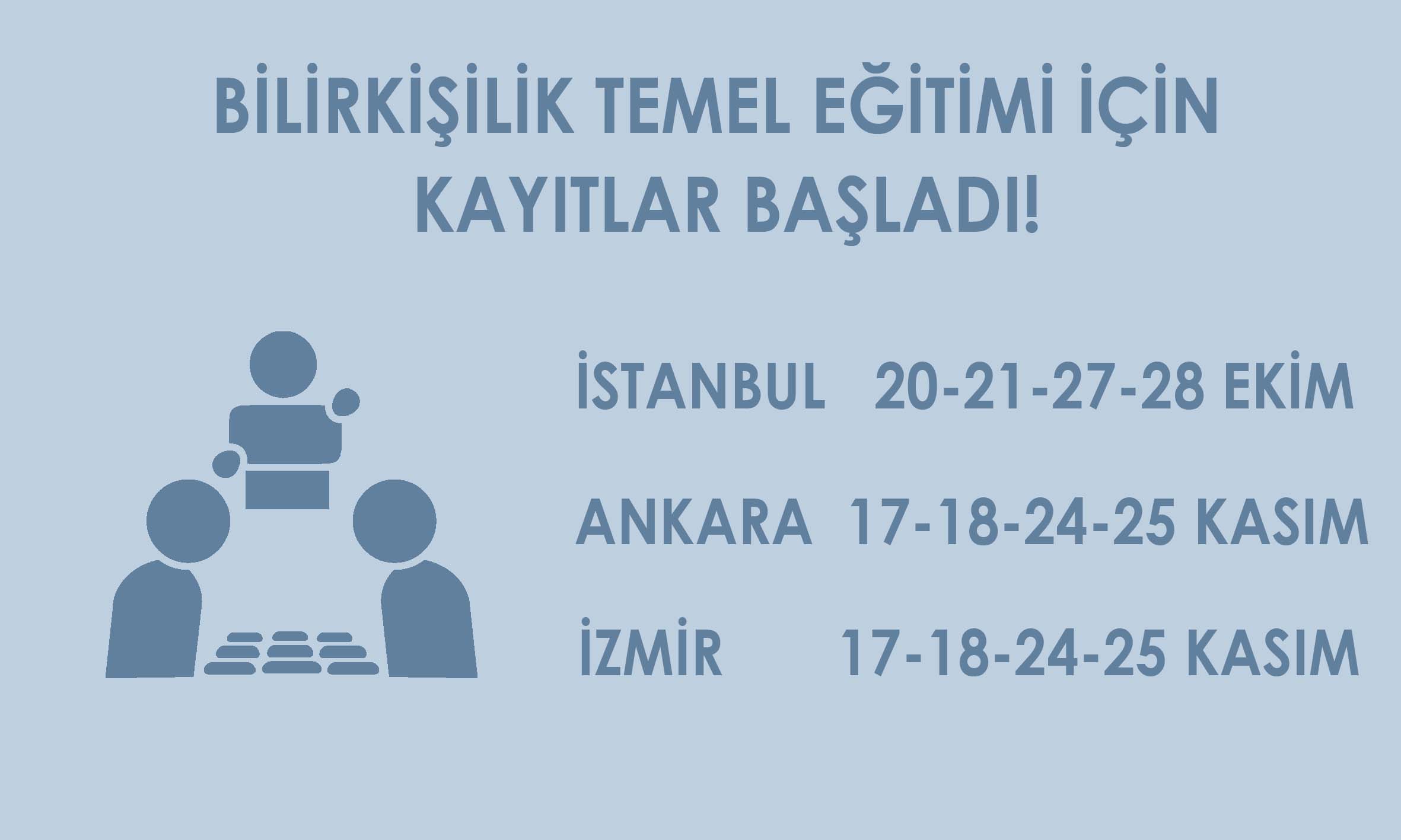 ANKARA, İSTANBUL VE İZMİR İLLERİNDE BİLİRKİŞİLİK TEMEL EĞİTİMİ GERÇEKLEŞTİRİLECEKTİR.